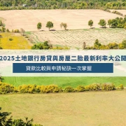 Land Bank 2025 Mortgage & Second Mortgage Rates in Taiwan